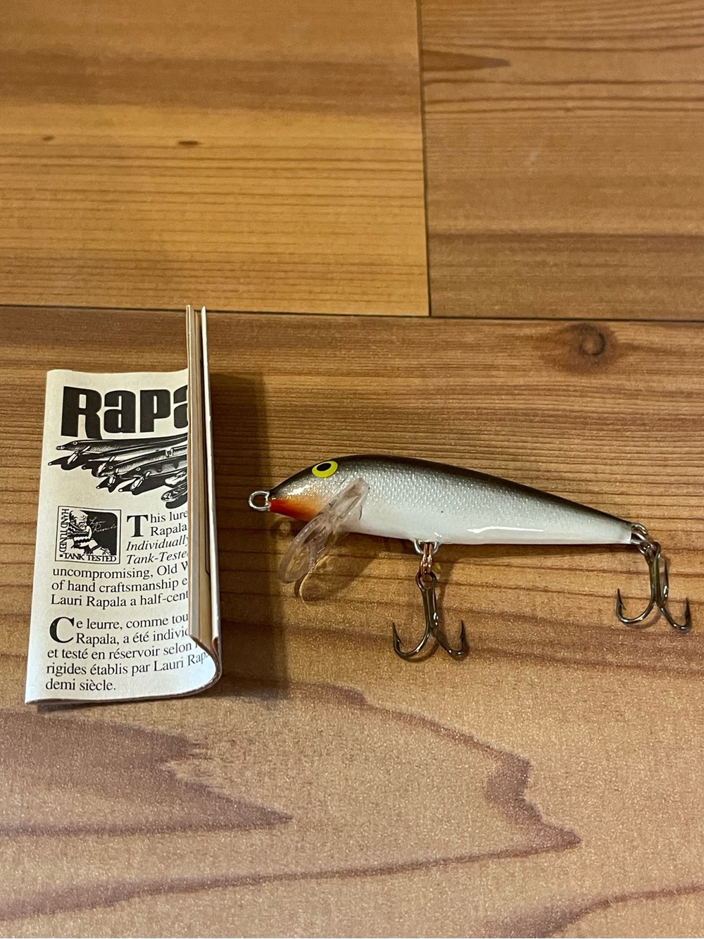 Rapala Lure CD-7 S Sinking Plongeant 7cm 2.75” Silver Black 1/4 Oz Lure